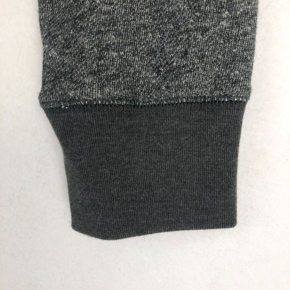 Toms Women's Size Small Dark Grey Full Zip Long Sleeve Logo Front Hoodie Jacket - Picture 3 of 10